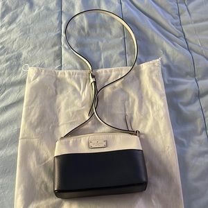 Navy Blue and White Kate Spade Crossbody